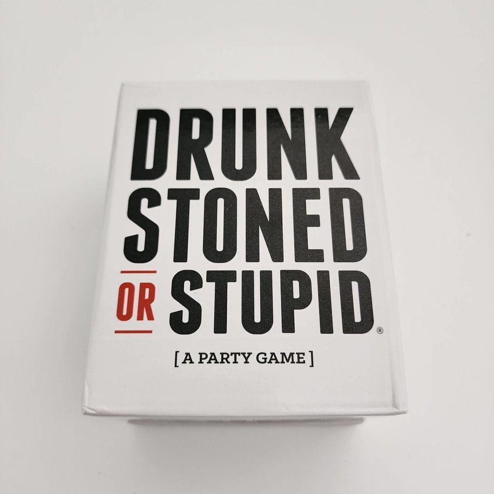 Drunk‎ Stoned or Stupid A Party Game Kickstarter Funded 2014 First Release